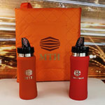 Бутылки и сумка-плед для пикника с логотипом МТИ