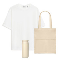Набор с одеждой RUST (футболка, термобутылка, шоппер), белый/бежевый, 3XL/4XL Набор с одеждой RUST (футболка, термобутылка, шоппер), белый/бежевый, 3XL/4XL