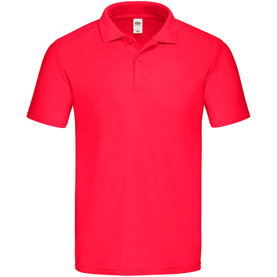 Поло мужское "Original Polo", красный_XL, 100% х/б, 185г/м²