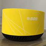 Яндекс Станция с логотипом ВФВ, жёлтая