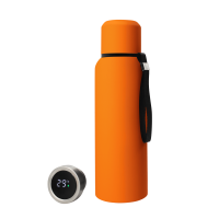 Термос S-travel New софт-тач с датчиком температуры 750 мл (оранжевый)