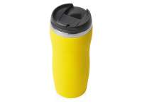 Термокружка Double wall mug C1, soft touch, 350 мл, желтый
