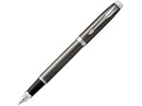 Перьевая ручка Parker IM Metal Core Dark Espresso CT, перо: F, цвет чернил: blue, в подарочной упаковке. 