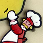 Магнит с логотипом Крошка Картошка