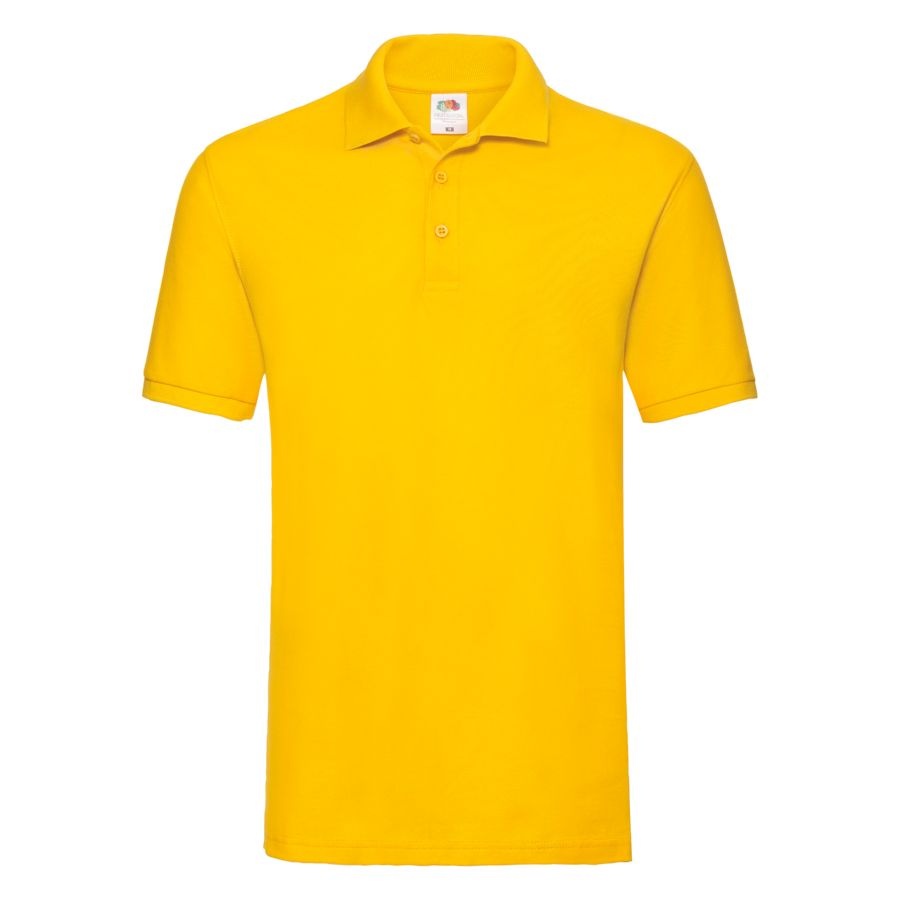 Рубашка поло мужская PREMIUM POLO, желтый, L, 100% хлопок, 180 г/м2