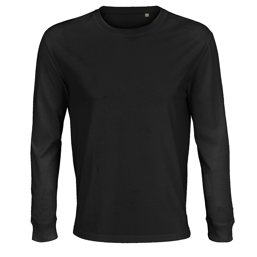 Футболка мужская PIONEER Long Sleeve, черный, 2XL, 100% хлопок, 175 г/м2