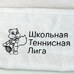 Полотенце с логотипом Школьная Теннисная Лига