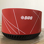 Яндекс Станция с логотипом ВФВ, красная