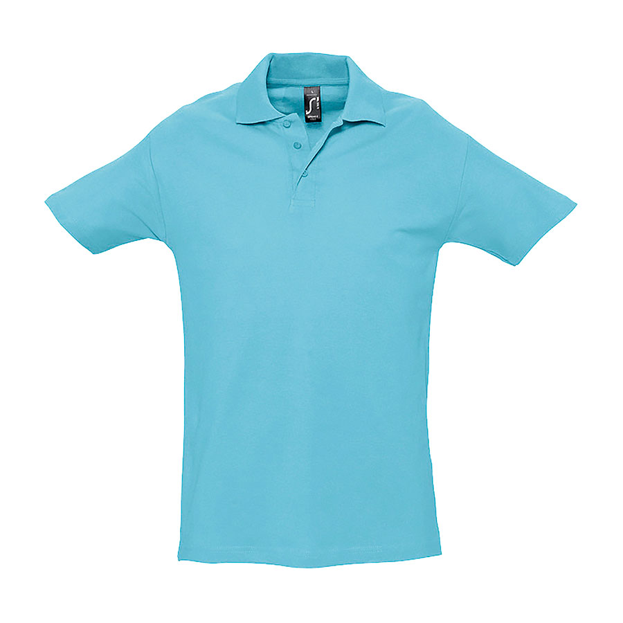 Рубашка поло мужская SPRING II, бирюзовый, 2XL, 100% хлопок, 210/м2