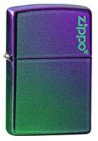 Зажигалка ZIPPO Classic с покрытием Iridescent, латунь/сталь, фиолетовая, матовая, 38x13x57 мм
