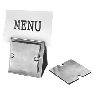 Подставки под кружку/стакан "Dinner" 6 штук и держатель для меню; 10, 5х7, 8х10, 5 см; 8, 3х8, 3х0, 2см