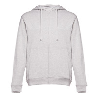 Толстовка мужская с капюшоном на молнии AMSTERDAM, серый меланж, 2XL, 50% хлопок, 50% п/э, 320 г/м2 Толстовка мужская с капюшоном на молнии AMSTERDAM, серый меланж, 2XL, 50% хлопок, 50% п/э, 320 г/м2