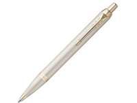 Шариковая ручка Parker IM Professionals Monochrome Champagne, стержень: M, цвет чернил: blue, в подарочной упаковке. 