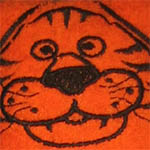 Полотенце в виде тигра, в футляре