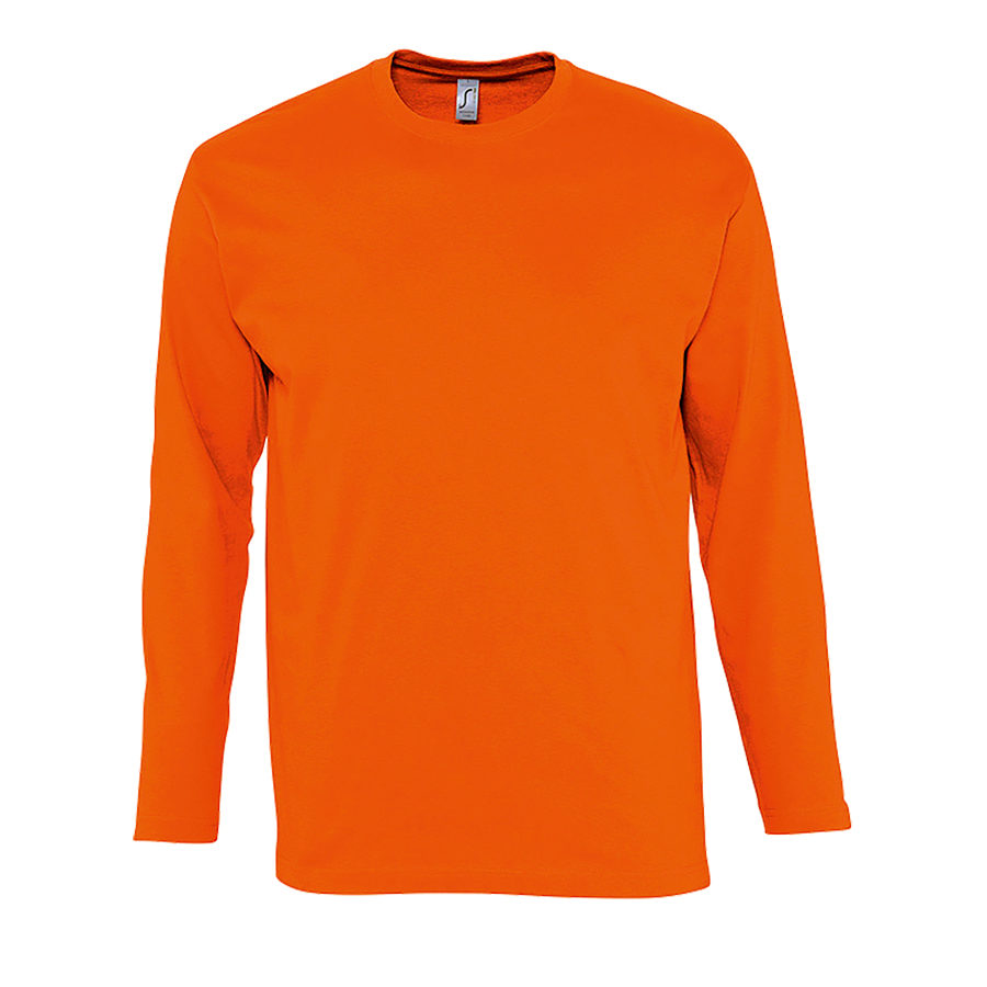 Футболка мужская с длинным рукавом MONARCH, оранжевый, 5XL, 100% хлопок, 150 г/м2