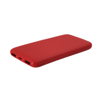Внешний аккумулятор Bplanner Power 2 ST, софт-тач, 10000 мА·ч (Красный)