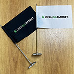 Флажки с логотипом Open Oil Market