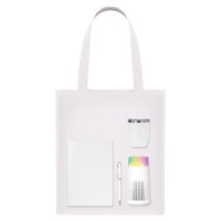 Подарочный набор Welcome Pack Galaxy, белый (термокружка, очиститель воздуха, ежедневник, ручка, шоппер)