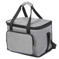 Термосумка POCKET, 31 x 24. 5 x 20 см, полиэстер 600D, PEVA, серый меланж