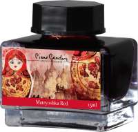Флакон чернил Pierre Cardin 15мл, серия CITY FANTASY цвет Matryoshka Red (Красная Матрешка)