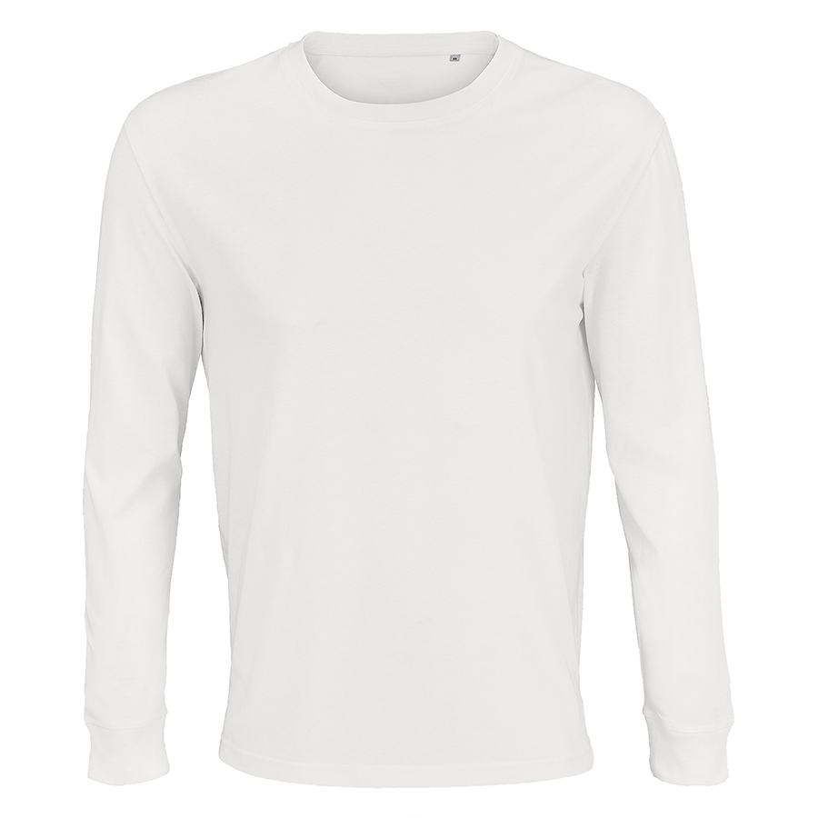 Футболка мужская PIONEER Long Sleeve, белый, L, 100% хлопок, 175 г/м2