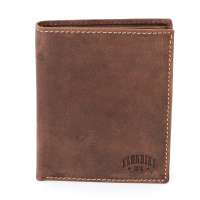 Бумажник KLONDIKE Yukon, натуральная кожа в коричневом цвете, 10 х 2 х 12, 5 см
