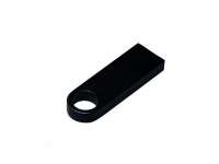 USB 2. 0-флешка на 512 Мбайт с мини чипом и круглым отверстием, черный