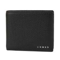 Кошелёк Cross RTC Black, кожа наппа, тисненая, чёрный, 11 х 9 х 1, 5 см
