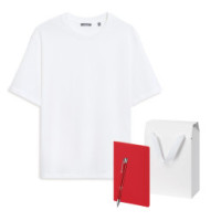 Набор с одеждой RUST (футболка, блокнот, ручка), белый/красный, 3XL/4XL Набор с одеждой RUST (футболка, блокнот, ручка), белый/красный, 3XL/4XL