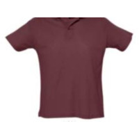 Рубашка поло мужская SUMMER II, бордовый, 2XL, 100% хлопок, 170 г/м2