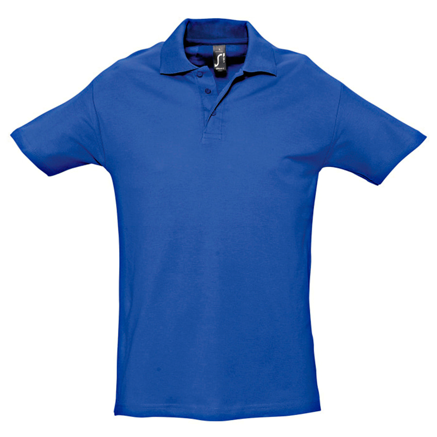 Рубашка поло мужская SPRING II, ярко-синий, 4XL, 100% хлопок, 210г/м2