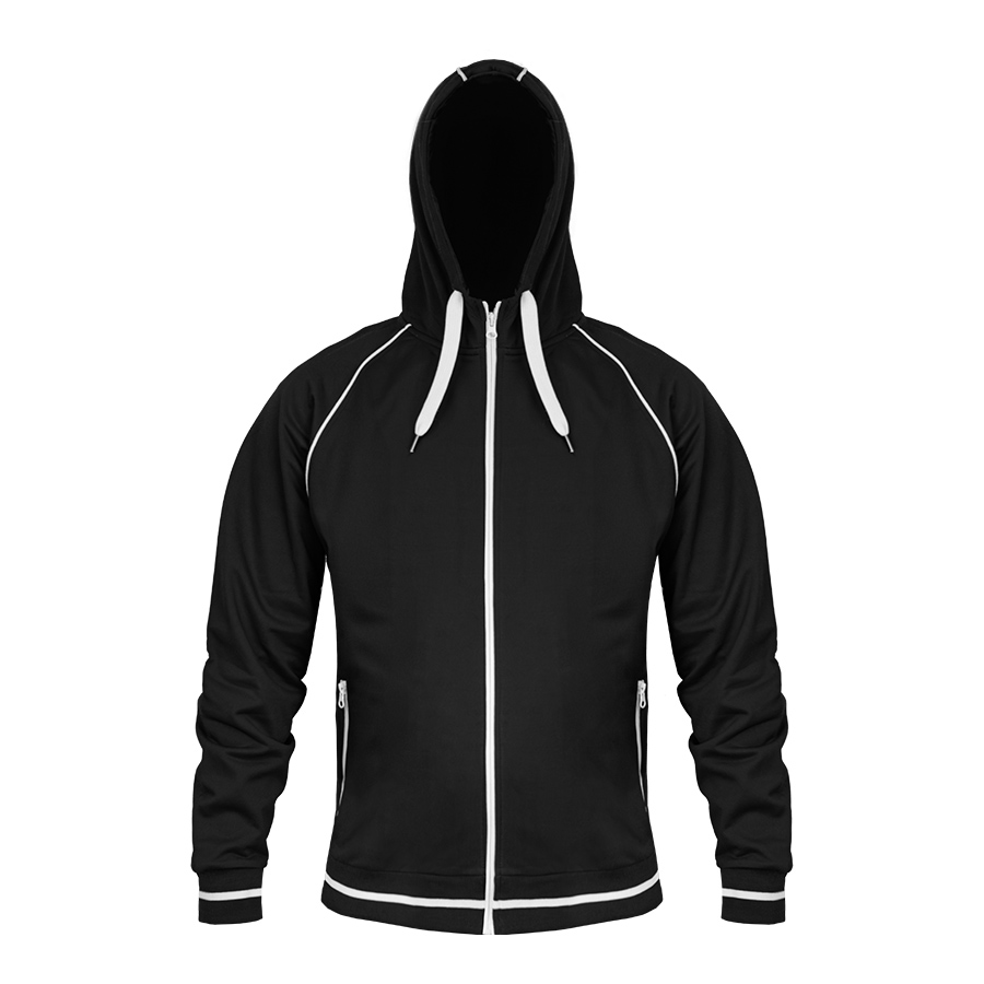 Толстовка мужская "COIMBRA", черный, 2XL, 80% полиэстер, 20% хлопок, 320 г/м2