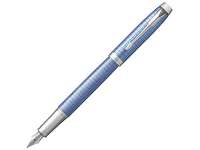 Перьевая ручка Parker IM Premium F322, Blue CT, перо: F, цвет чернил: Blue, в подарочной упаковке. 