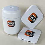 Увлажнитель и аккумуляторы с логотипом Winline