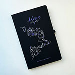 Блокнот с логотипом mercutio | adverstyle