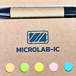 Эко блокнот с логотипом MICROLAB