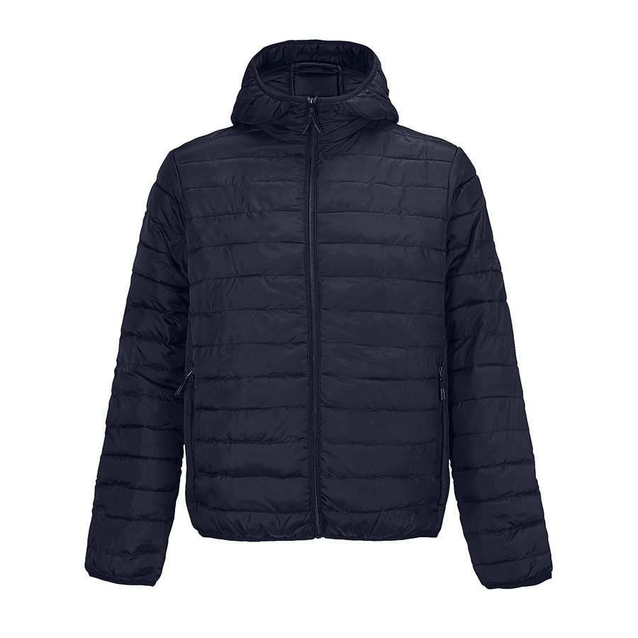 Куртка мужская "STREAM HOODED", тёмно-синий, 3XL, таффета 280 Т, 100% полиэстер