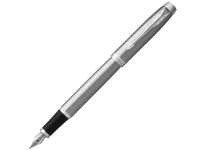 Перьевая ручка Parker IM Stainless Steel CT, перо: F, цвет чернил: blue, в подарочной упаковке. 