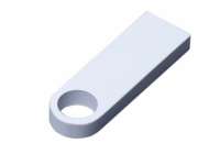 USB 3. 0-флешка на 128 Гб с мини чипом и круглым отверстием, белый