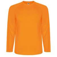 Спортивная футболка MONTECARLO L/S мужская, ФЛУОРЕСЦЕНТНЫЙ ОРАНЖЕВЫЙ S