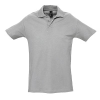 Рубашка поло мужская SPRING II, cерый меланж, XL, 85% хлопок, 15% вискоза, 210/м2 Рубашка поло мужская SPRING II, cерый меланж, XL, 85% хлопок, 15% вискоза, 210/м2